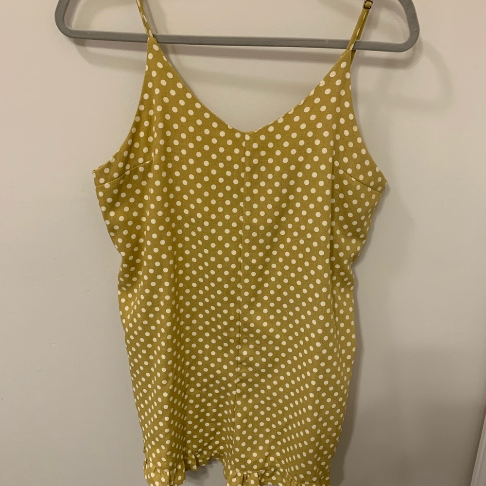 Boutique Romper-Yellow/Green